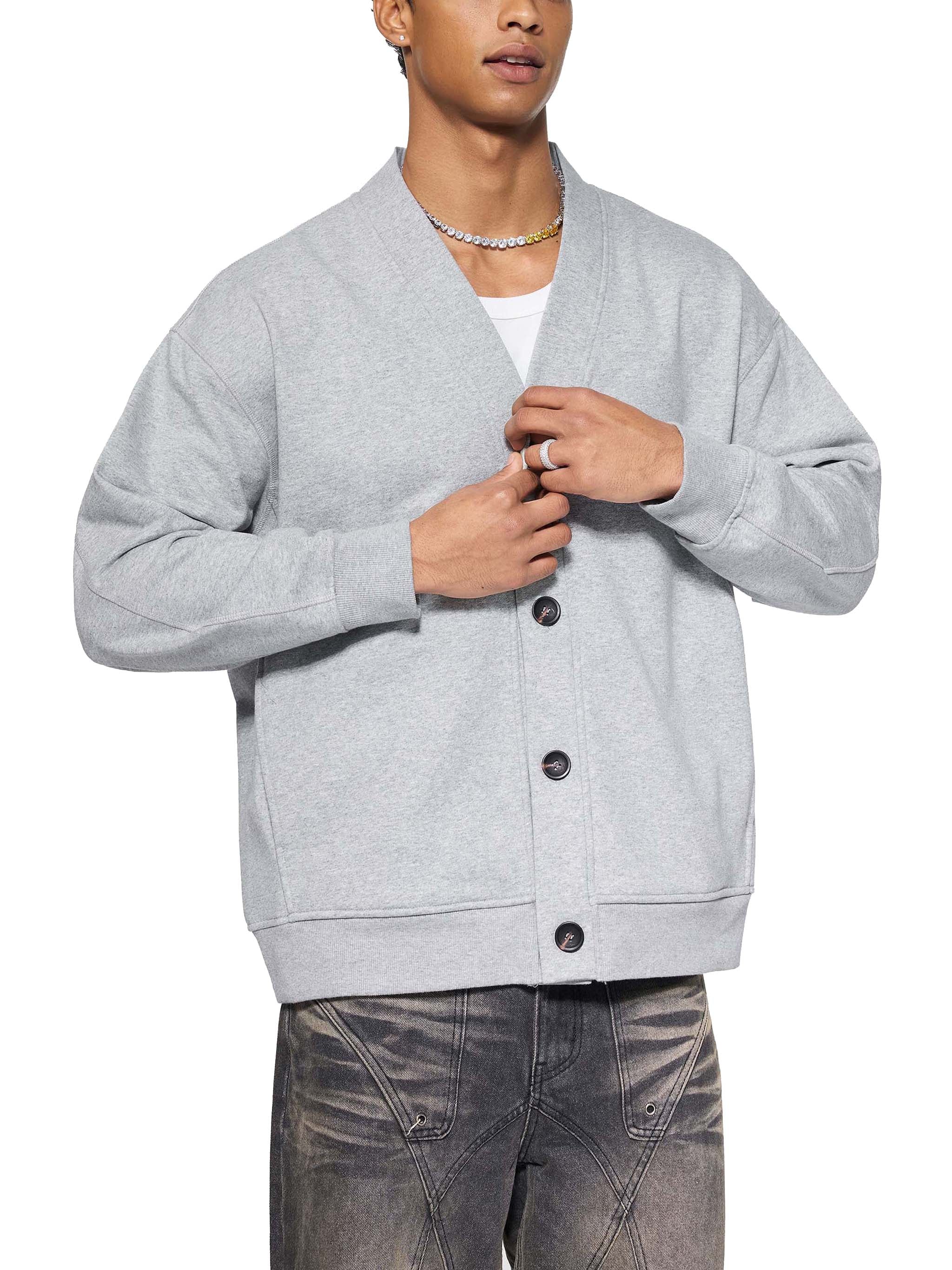 WhiteoutGallery Essential Heavyweight Sweat Cardigan